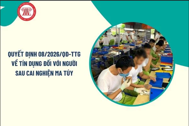 CHÍNH SÁCH VAY VỐN ĐỐI VỚI NGƯỜI SAU CAI NGHIỆN MA TÚY.